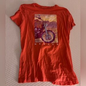 Cute light orange Nevada short sleeve t-shirt